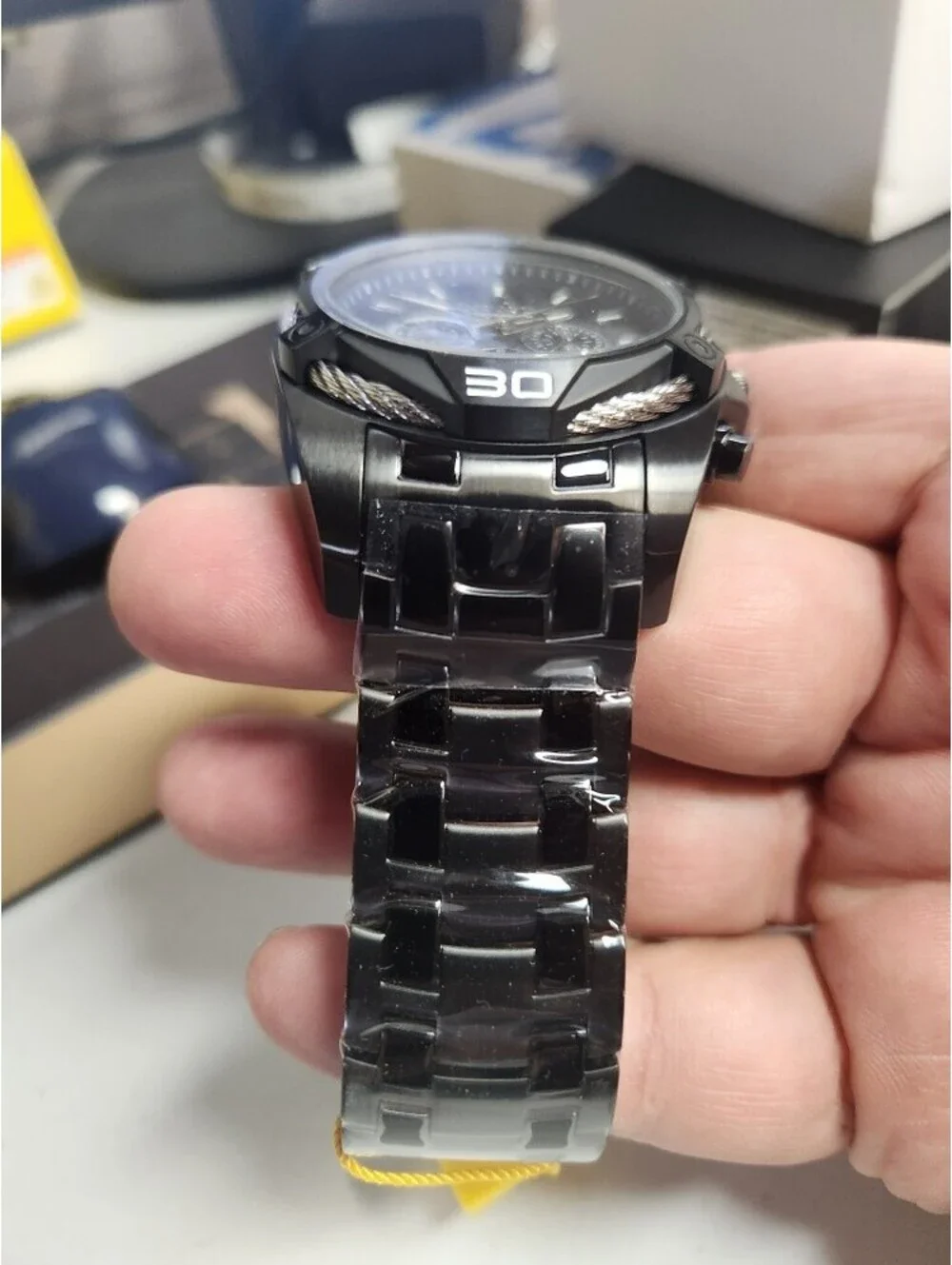 Invicta Bolt Tensora Men's Watch - 50mm, Black (34136)
